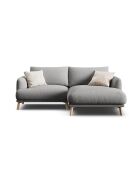 Margot Ecksofa für 3 Personen, Eschenmelange, rechts, 200 x 170 x 76 cm