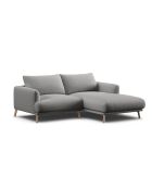 Margot Ecksofa für 3 Personen, Eschenmelange, rechts, 200 x 170 x 76 cm