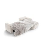 Canapé Angle Droit Modulable convertible Adriana 5 Places beige - 271x174x94 cm