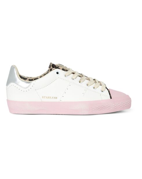 Sneakers Starless Low in pelle leopardata