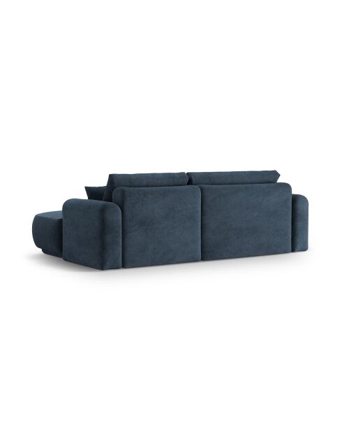 Canapé Angle Droit Modulable convertible Adriana 5 Places bleu foncé - 271x174x94 cm