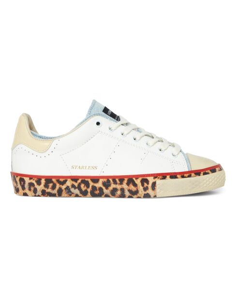 Starless sneakers met lage spijkerstof
