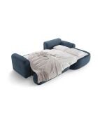 Canapé Angle Droit Modulable convertible Adriana 5 Places bleu foncé - 271x174x94 cm