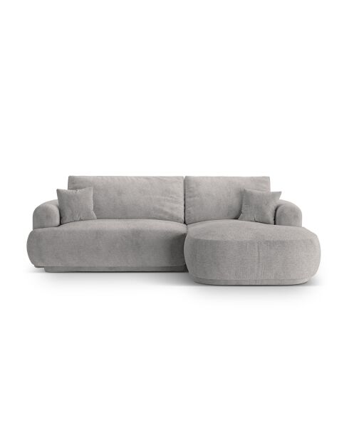 Canapé Angle Droit Modulable convertible Adriana 5 Places gris chaud - 271x174x94 cm
