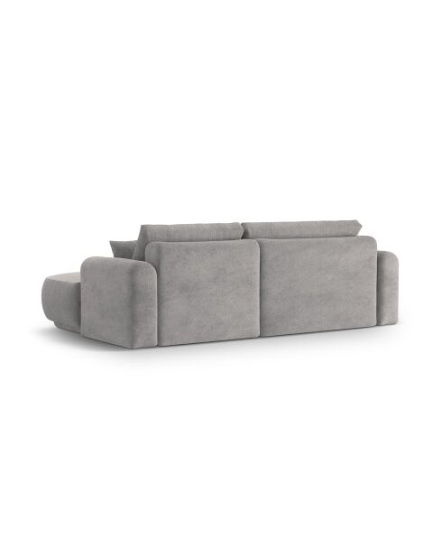 Canapé Angle Droit Modulable convertible Adriana 5 Places gris chaud - 271x174x94 cm