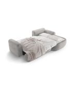Canapé Angle Droit Modulable convertible Adriana 5 Places gris chaud - 271x174x94 cm