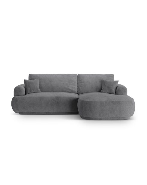 Canapé Angle Droit Modulable convertible Adriana 5 Places gris - 271x174x94 cm