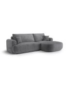 Canapé Angle Droit Modulable convertible Adriana 5 Places gris - 271x174x94 cm