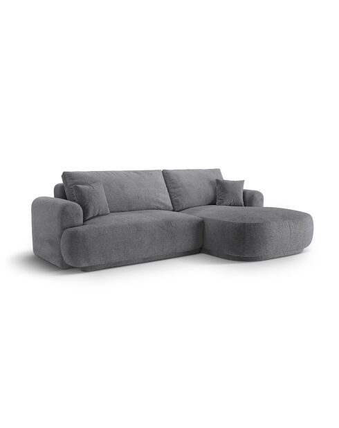 Canapé Angle Droit Modulable convertible Adriana 5 Places gris - 271x174x94 cm
