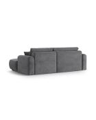 Canapé Angle Droit Modulable convertible Adriana 5 Places gris - 271x174x94 cm