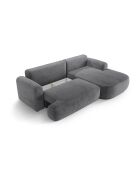 Canapé Angle Droit Modulable convertible Adriana 5 Places gris - 271x174x94 cm