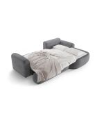 Canapé Angle Droit Modulable convertible Adriana 5 Places gris - 271x174x94 cm
