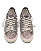 Baskets en Cuir Glitter grises