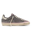 Baskets en Cuir Glitter grises
