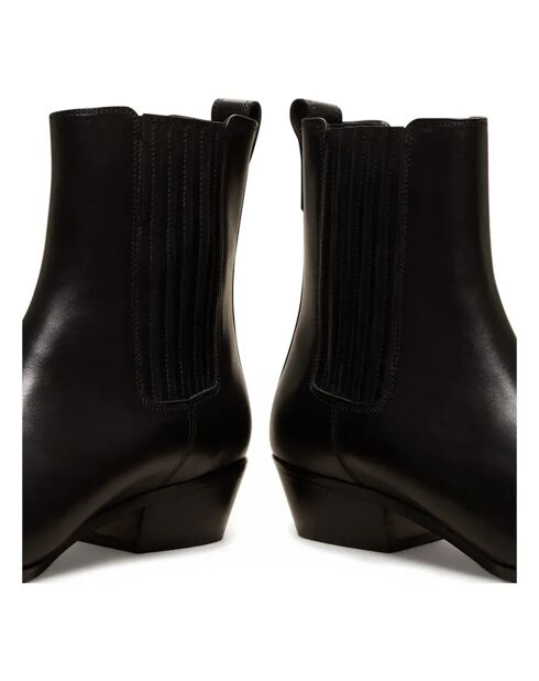 Bottines en Cuir N°58 noires