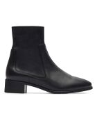 Boots en Cuir N°67 noires - Talon 3 cm