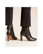 Bottines en Cuir N°89 noires - Talon 9 cm