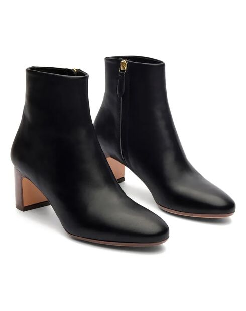 Bottines en Cuir N°290 noires