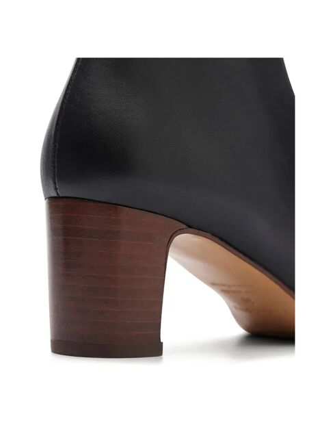Bottines en Cuir N°290 noires