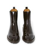 Bottines en Cuir Vernis N°500 marron