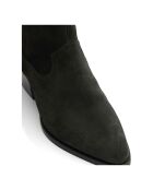 Bottes en Suède N°706 gris foncé - Talon 6 cm