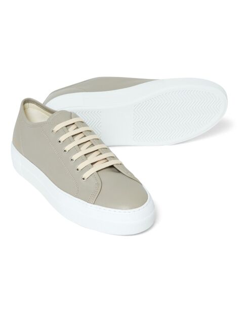 Baskets en Cuir Tournament Low Classic grises