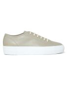 Baskets en Cuir Tournament Low Classic grises