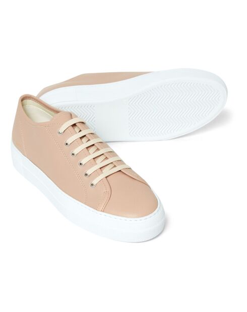 Baskets en Cuir Tournament Low Classic nude