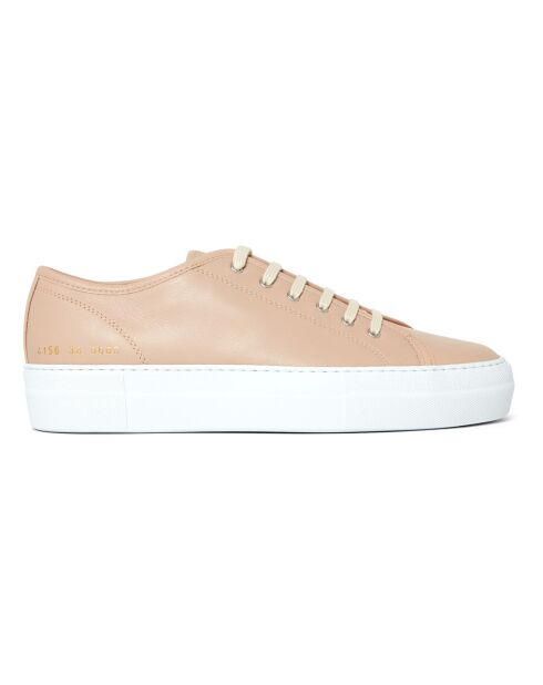 Baskets en Cuir Tournament Low Classic nude