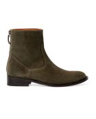 Bottines en Daim 7520 vert kaki
