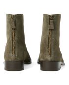 Bottines en Daim 7520 vert kaki