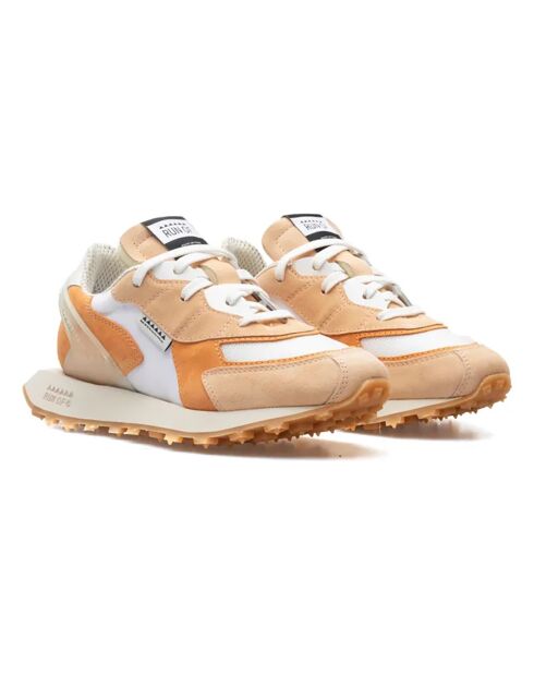Oranje leren sneakers van Bodrum Mango