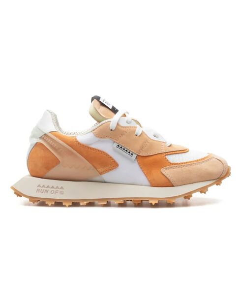 Oranje leren sneakers van Bodrum Mango