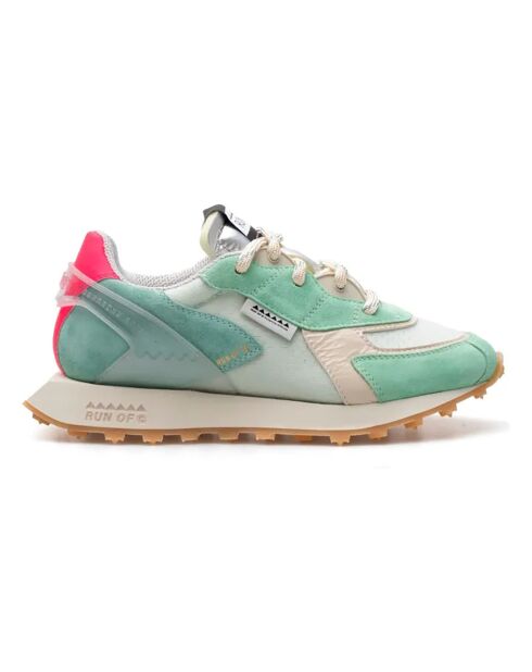 Sneakers Bodrum in pura pelle verde smeraldo