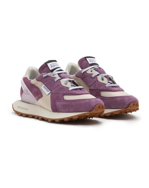 Baskets en Cuir Bodrum Grape violettes
