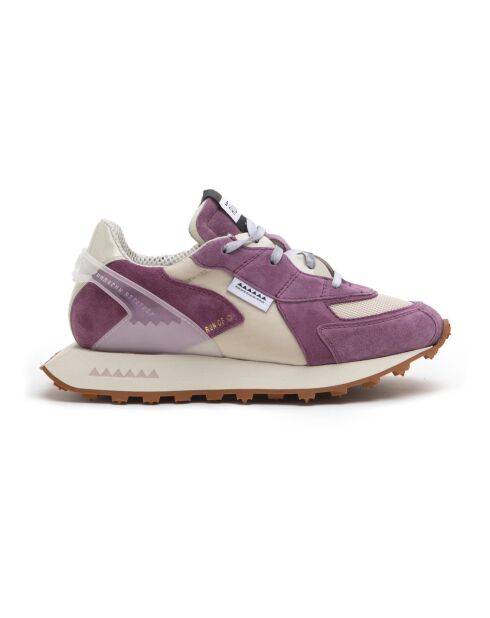 Baskets en Cuir Bodrum Grape violettes
