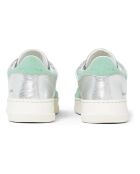 Baskets en Cuir Errant Metal Low vertes