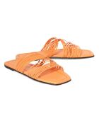 Mules en Cuir Carapelle mandarine
