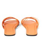 Mules en Cuir Carapelle mandarine