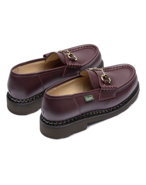 Mocassins en Cuir Orsayti acajou