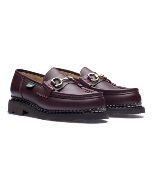 Mocassins en Cuir Orsayti acajou