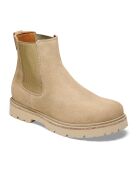 Boots en Cuir Highwood Chaussant Etroit taupe
