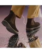 Boots en Cuir Highwood Chaussant Etroit marron