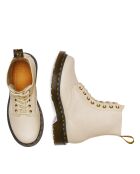Boots à Lacets en Cuir Pascal 1460 beiges