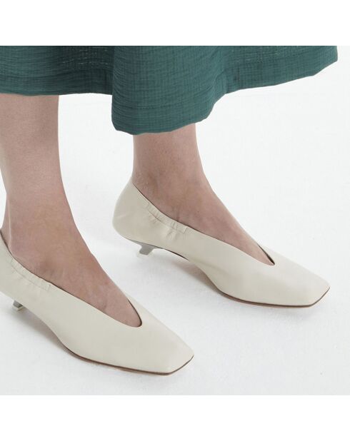 Sandales en Cuir Agile blanches