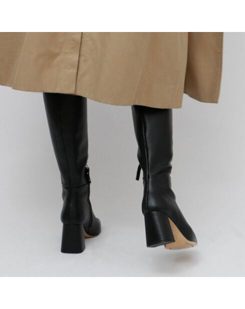Botas de piel negras Anabel