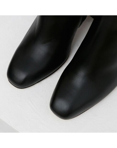 Bottes en Cuir Anabel noires