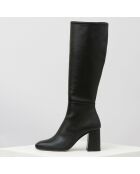 Bottes en Cuir Anabel noires