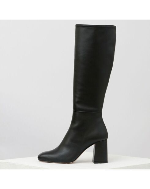 Bottes en Cuir Anabel noires