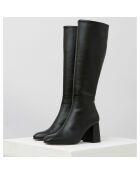 Bottes en Cuir Anabel noires